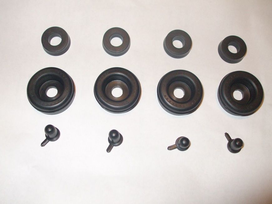 FRONT BRAKE WHEEL CYLINDER REPAIR SEALS KITS x4 (Morris Oxford) (Ser. 5&6) (1959- 71) 